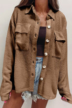 Load image into Gallery viewer, Button Up Long Sleeve Shacket