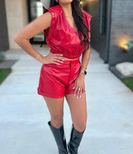 Load image into Gallery viewer, Red Leather Set