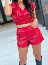 Load image into Gallery viewer, Red Leather Set