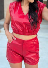 Load image into Gallery viewer, Red Leather Set