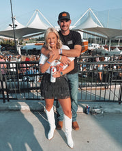 Load image into Gallery viewer, Zenni Rhinestone Fringe Skort