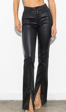 Load image into Gallery viewer, Cassie Leather Front Slit Bootcut Pants