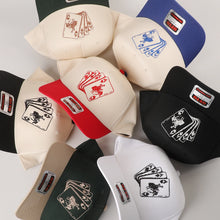 Load image into Gallery viewer, Cowboy Card Embroidered Trucker Hat
