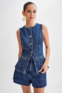 Kennedy Denim Two Piece Set