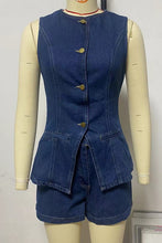 Load image into Gallery viewer, Kennedy Denim Two Piece Set
