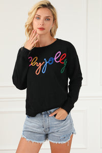 Multi Color Tensil Christmas Sweater