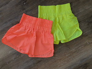 Windbreaker Smocked Waistband Shorts