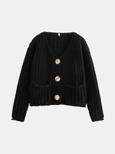 Load image into Gallery viewer, Court Button Down Long Sleeve Cardigan
