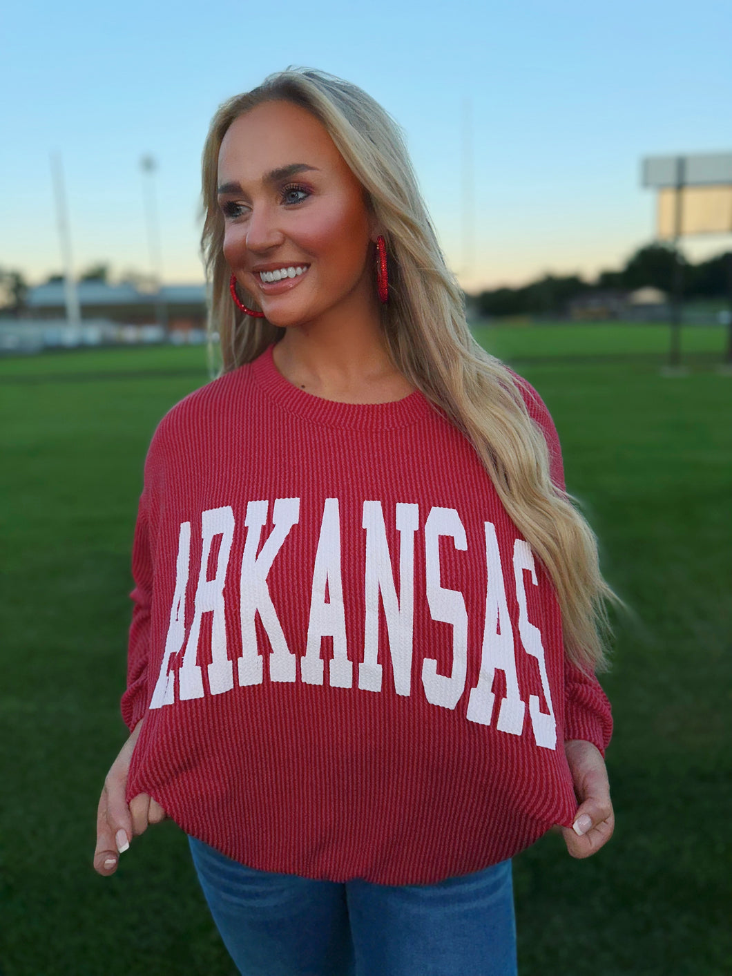 Arkansas Corded Sweatshirts
