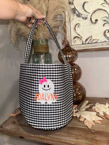 Custom Embroidered Candy Bucket
