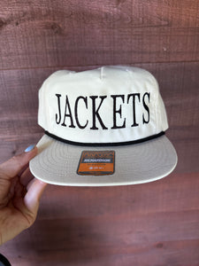 Jackets White Embroidered Hat