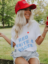 Load image into Gallery viewer, Red White &amp; Booze Tee
