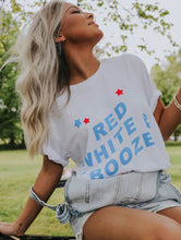 Load image into Gallery viewer, Red White &amp; Booze Tee
