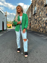 Load image into Gallery viewer, Allie Blazer- Emerald Green
