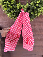 Load image into Gallery viewer, Custom Valentines Wreath Sash
