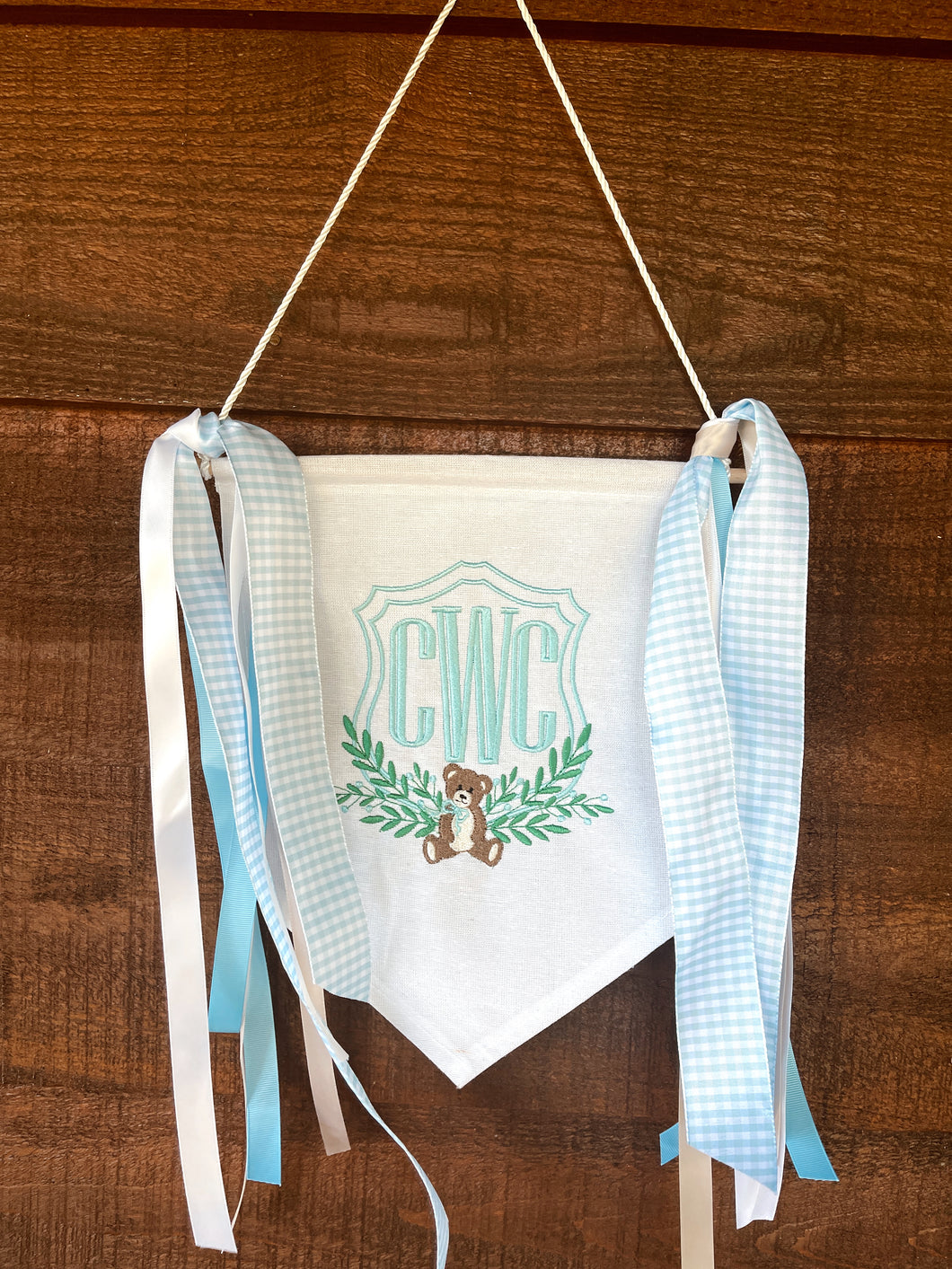 Custom Bear Baby Banner