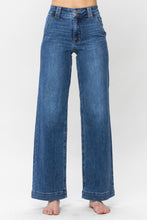 Load image into Gallery viewer, Kim- Judy Blue Full Size Double Button Wide Leg Jeans
