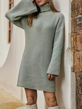 Load image into Gallery viewer, Khloe Dropped Shoulder Sweater Dress
