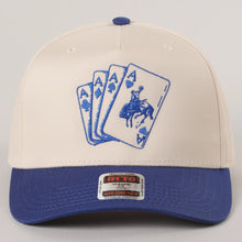 Load image into Gallery viewer, Cowboy Card Embroidered Trucker Hat
