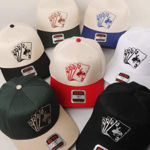 Cowboy Card Embroidered Trucker Hat