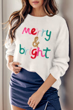 Load image into Gallery viewer, Multi Color Tensil Christmas Sweater
