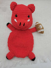 Load image into Gallery viewer, Arkansas Crochet Lovey (Football)
