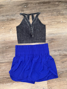 Movement Tank Top-Button Up