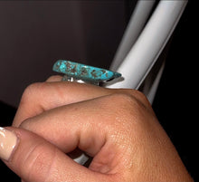 Load image into Gallery viewer, Charlie Turquoise Stone Ring - Slab
