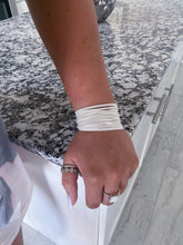 Load image into Gallery viewer, Guitar String Bracelets-White Silver
