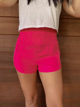 Load image into Gallery viewer, Cass Smocked Waist Shorts- Hot Pink
