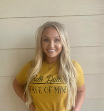 Load image into Gallery viewer, Beth Dutton State of Mind Mustard Yellow Tee
