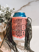 Load image into Gallery viewer, Howdy Fringe Coozie
