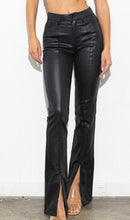 Load image into Gallery viewer, Stella Leather Front Slit Bootcut Pants
