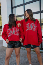 Load image into Gallery viewer, Hogs Red Block Letter Sweatshirt
