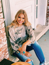 Load image into Gallery viewer, Brielle Camo Sweater
