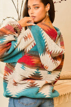 Load image into Gallery viewer, Harlow Aztec Print Pullover
