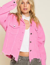 Load image into Gallery viewer, Tori Pink Corded Jacket
