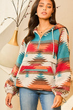 Load image into Gallery viewer, Harlow Aztec Print Pullover
